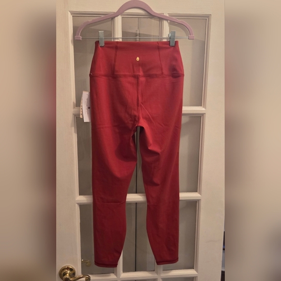 Spiritual Gangster ADA HW 7/8 "Super Smooth" Leggings In A Rust Color - Picture 8 of 9